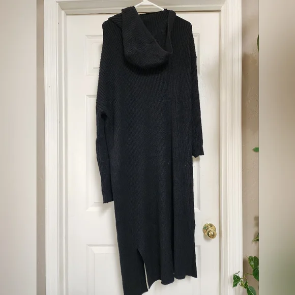 HALARA Black Long Knit Cardigan - Picture 2 of 5